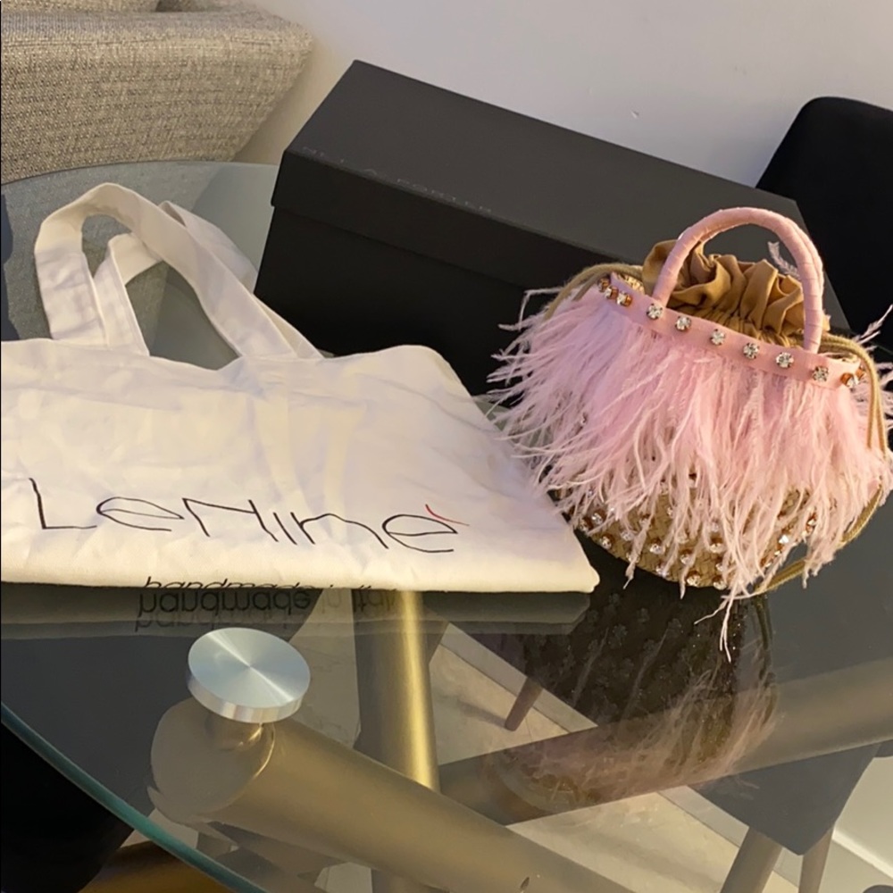 Le Nine Feather Crystal Bag